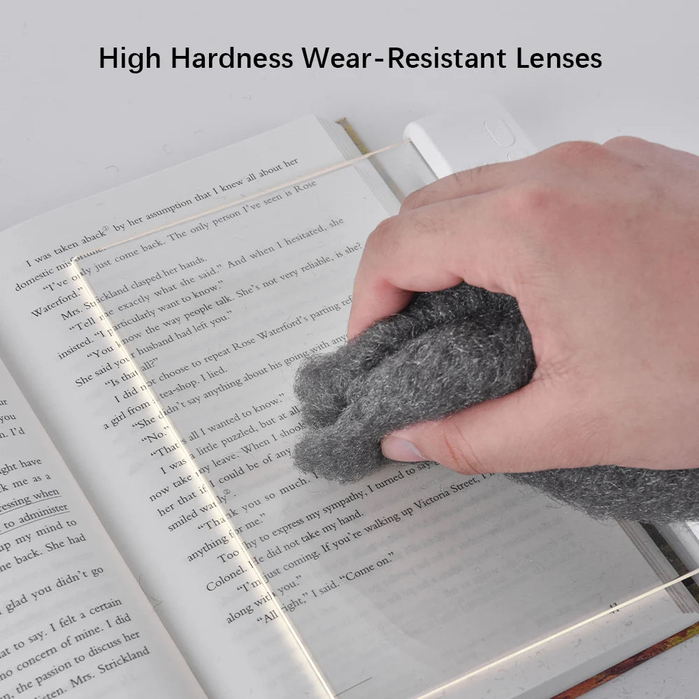 مصباح قراءة LED وضوء ليلي 2 في 1، 3 درجات حرارة لونية وإضاءة قابلة للتعديل بسلاسة، مصباح قراءة قابل لإعادة الشحن عبر منفذ USB مع مؤقت