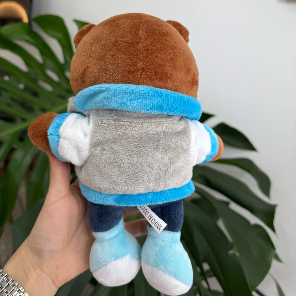 دمية دب كاواي كاني دروب آوت، دمية دب قطيفة، هدية مثالية لحفلات التخرج وتزيين المنزل أو كهدية عيد ميلاد.