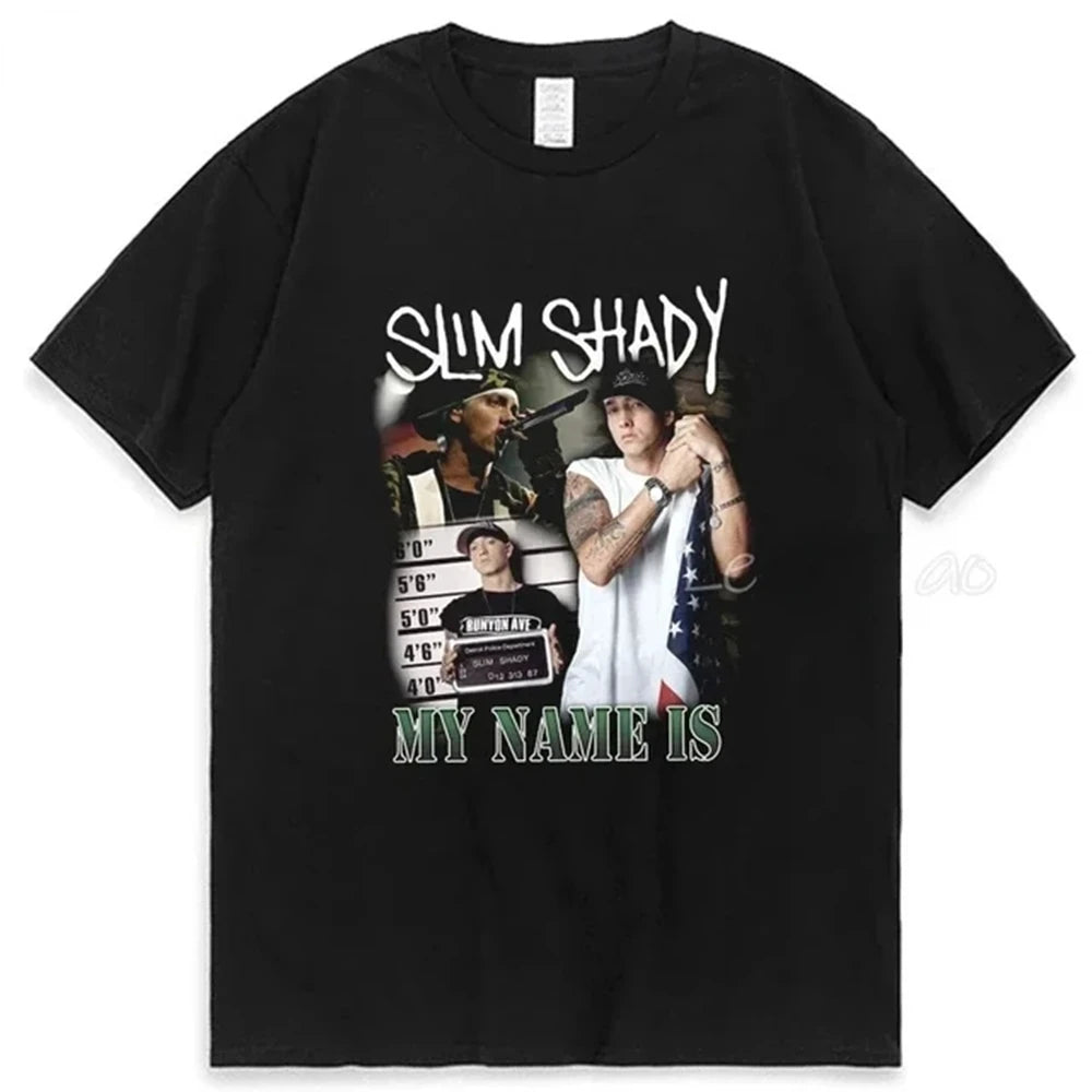 تيشيرت مغني الراب إمينيم 2024، تيشيرتات عصرية للنساء والرجال، تيشيرتات هيب هوب، تيشيرتات فضفاضة، تيشيرتات روك، تيشيرتات للأولاد، تيشيرتات صيفية جديدة للجنسين 82922