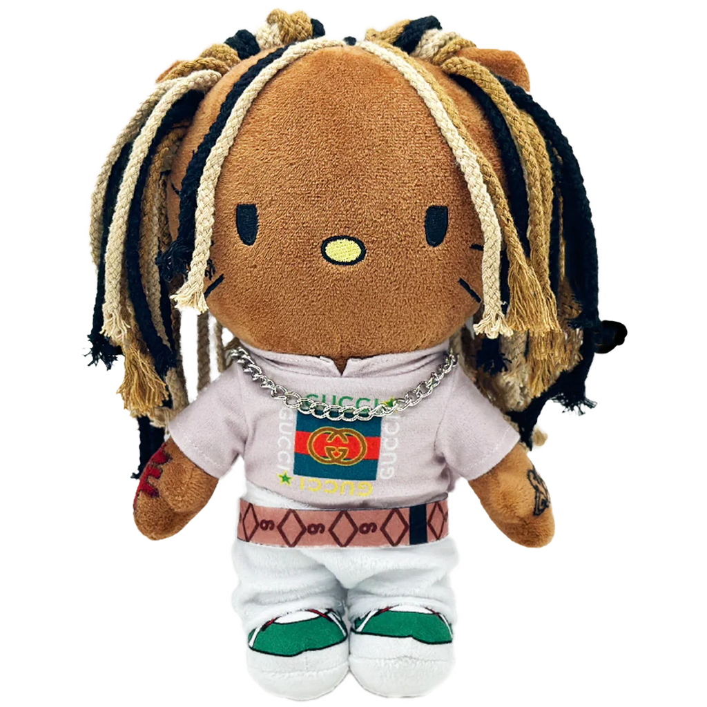 دمية هيلو كيتي كينج فون القطيفة بتصاميم متعددة مع ملابس، دمية محشوة ناعمة، هدية مثالية لهواة جمع الألعاب.